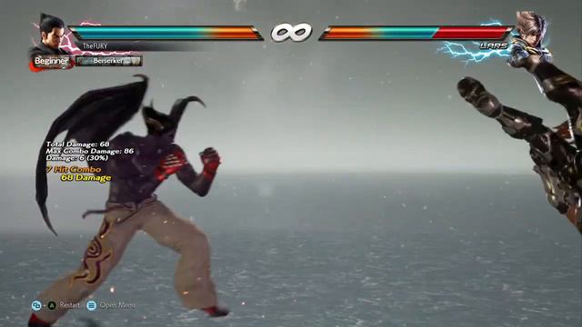 Devil Kazuya Rage Drive Combos смотреть онлайн