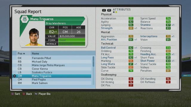 FIFA 16 | Manu Trigueros (CM)| Growth Test смотреть онлайн