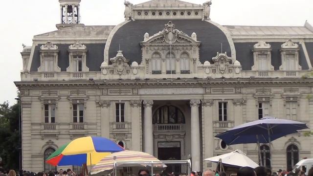 Santiago, Chile. Plaza De Armas. Cycling Chile. Fatih Aksoy смотреть онлайн