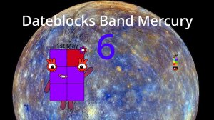 Dateblocks Band Mercury 6