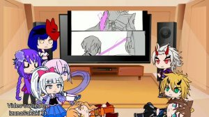 ✨ || Genshin Impact || react to Scaramouche and Raiden Shogun • Gacha Club ✨