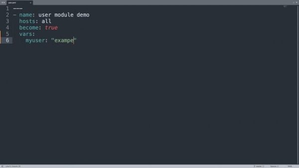 Change user password - Ansible module user
