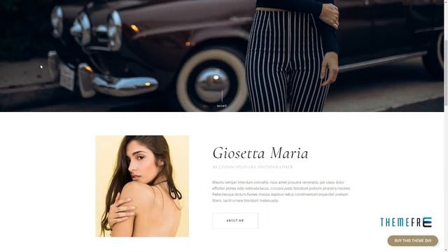Asra - Minimalist Photography Portfolio WordPress Theme Kynaston смотреть онлайн