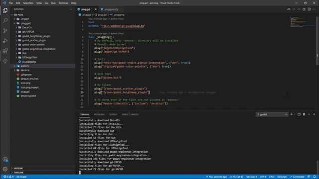 gd-plug v0.1.0 - Minimal Plugin Manager for Godot смотреть онлайн