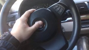 Как снять руль на БМВ Х5 е53 (е39). Установка Спорт-Руля