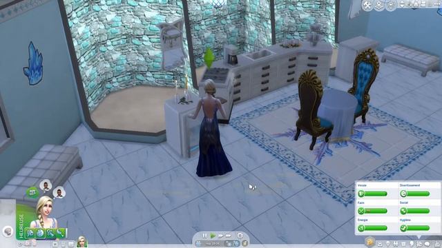 Sims 4 "Un bébé et un mariage pour Elsa de la reine des neiges" смотреть онлайн