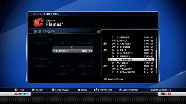 NHL 13: GM Mode Commentary - Calgary ep. 6 "Season Simulation Begins" смотреть онлайн
