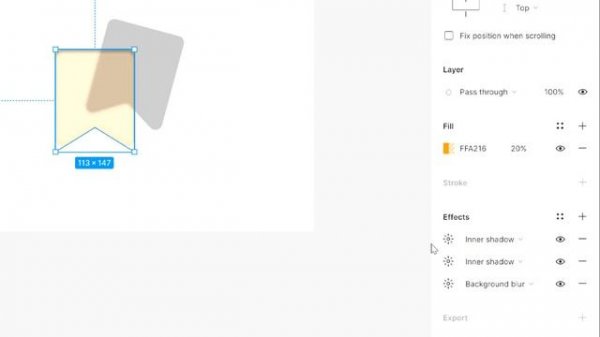 Glass icons in 200 sec | figma tutorial