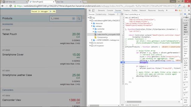 SAPUI5 - Debugging смотреть онлайн