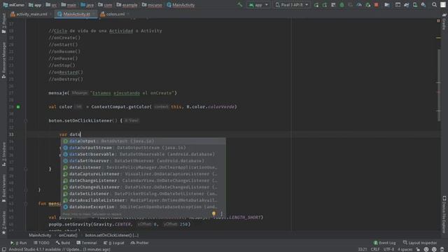 Ciclo de vida de una Activity. onCreate, onStart, onResume, onPause, onStop, onRestart y onDestroy смотреть онлайн