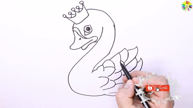 How to draw a swan смотреть онлайн