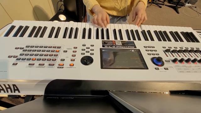 나는예배자입니다 | 메인건반 | YAMAHA MONTAGE 7 смотреть онлайн