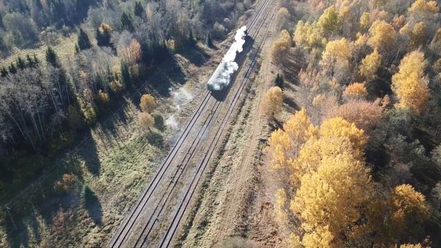 Осень в Осташкове, Ретропоезд смотреть онлайн