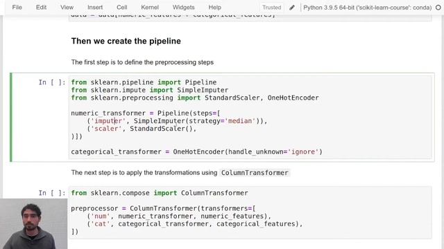 Visualizing scikit learn pipelines in Jupyter смотреть онлайн