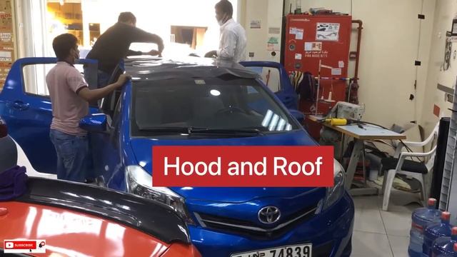 Toyota Yaris Sticker Installation смотреть онлайн