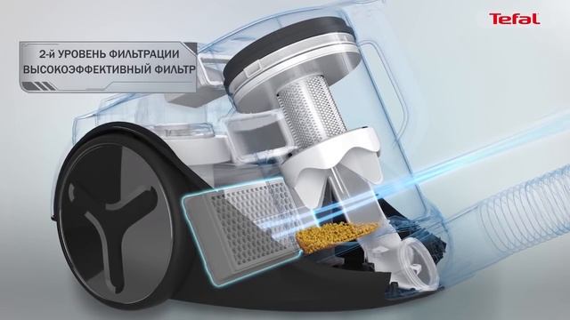 Контейнерный пылесос X-TREM Power от Tefal c циклонной технологией смотреть онлайн