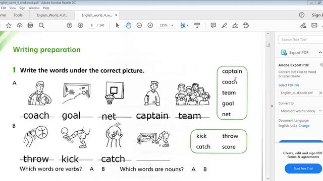 Unit 1 review - English World 4 - 4th grade смотреть онлайн