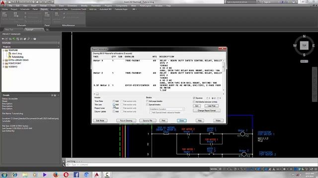 AutoCAD Electrical Class - 10 Bill Of Material BOQ in Schematic Report Tools смотреть онлайн