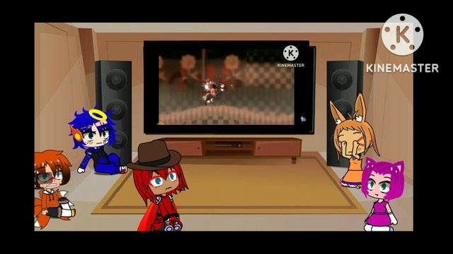 sonic react to /lord x vs sonic exe /by ded grafic/gacha club смотреть онлайн