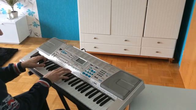 ABBA The Winner Takes It All Casio LK 300 TV смотреть онлайн