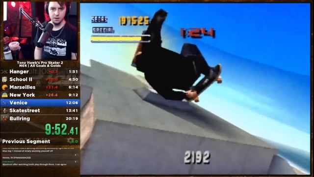 Can You Beat TONY HAWK'S PRO SKATER 2 in under 20 minutes? смотреть онлайн