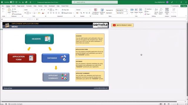 Job Application Excel Template | Excel Template to Collect and Track Job Applications смотреть онлайн