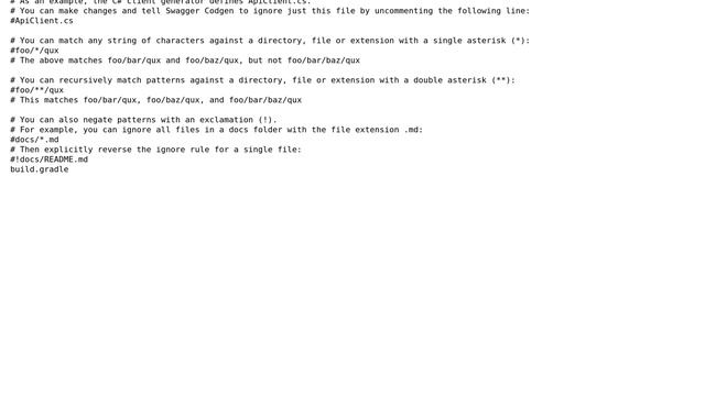 Avoid generation of build.gradle when using swagger-codegen-plugin смотреть онлайн