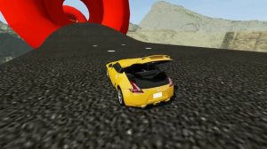 Для чего нужны огромные скейты? Гоша и Чич крушения машин в игре Бимеджи драйв.