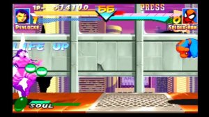 Marvel Super Heroes PS1 gameplay