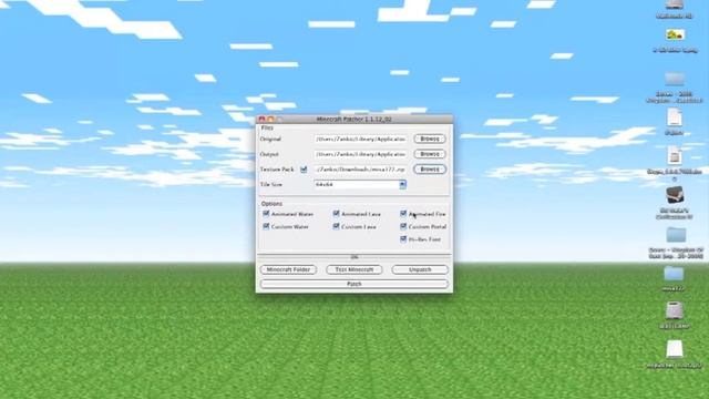 How to Install an HD TexturePack to Minecraft-Mac смотреть онлайн