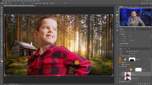 Using AI to Color Match a Composite Photo - Neural Filters смотреть онлайн