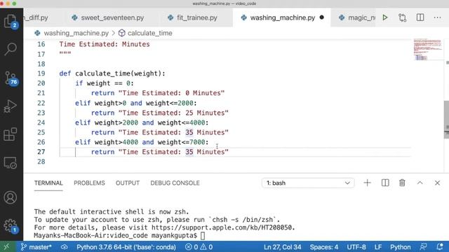 Code 81: TCS-NQT Washing Machine Problem using Python | TCS NQT | 365 Days of Code смотреть онлайн