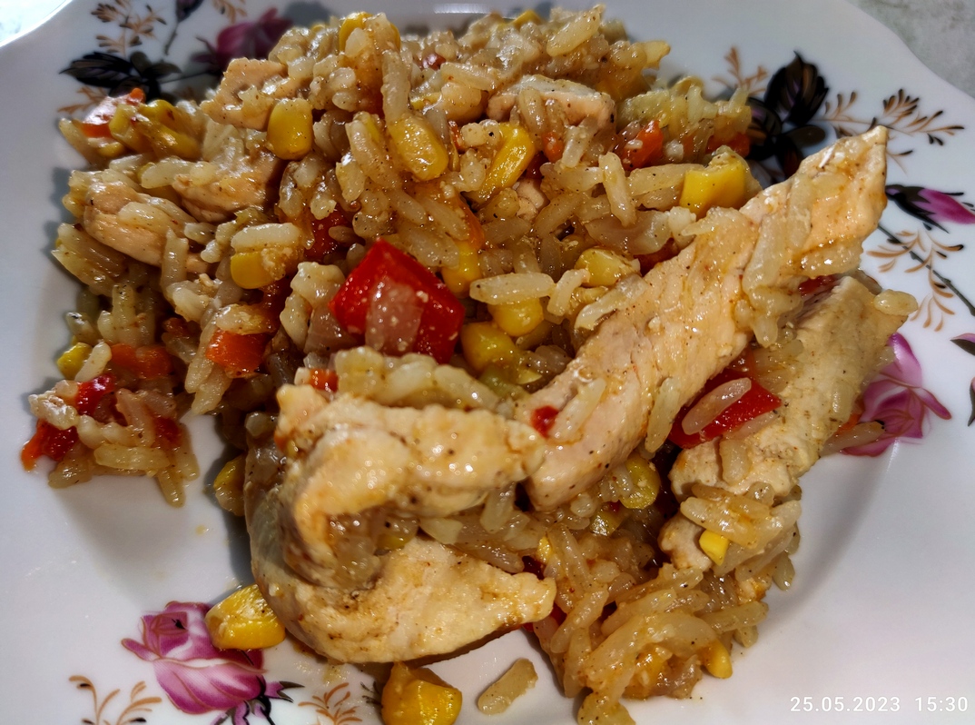 Вкусная курица с рисом смотреть онлайн