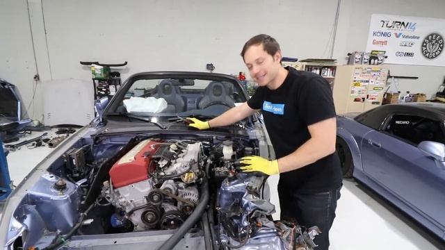 S2000 Parts Car AP2 into AP1 Swap Begins! смотреть онлайн