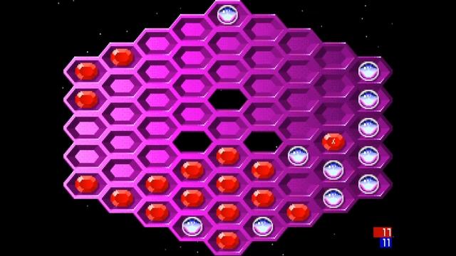 Hexxagon 1 Rubies Vs Pearls DOS Game!? смотреть онлайн