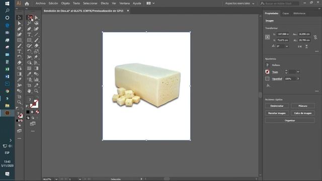 ¿Cómo Recortar una Imagen en Adobe Illustrator CC 2019? смотреть онлайн