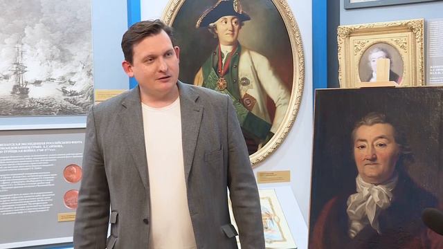 Презентация портрета графа А.Г. Орлова-Чесменского работы Иоганна Фридриха Августа Тишбейна (2) смотреть онлайн