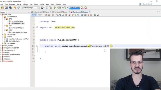CRUD - JAVA com MYSQL - Cadastrar (inserir) смотреть онлайн