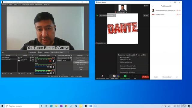 ? Conferencia Virtual con OBS y Zoom смотреть онлайн