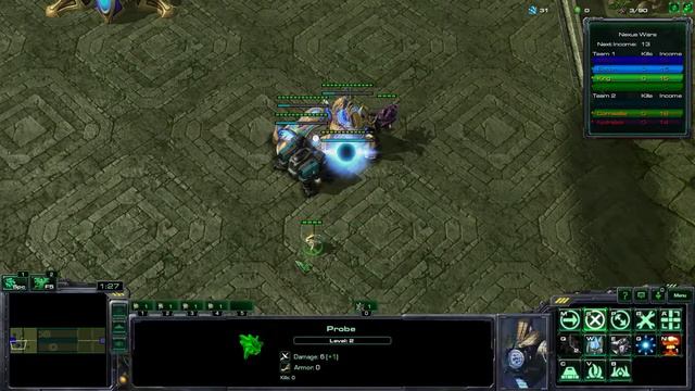 Starcraft 2 Nexus Wars смотреть онлайн