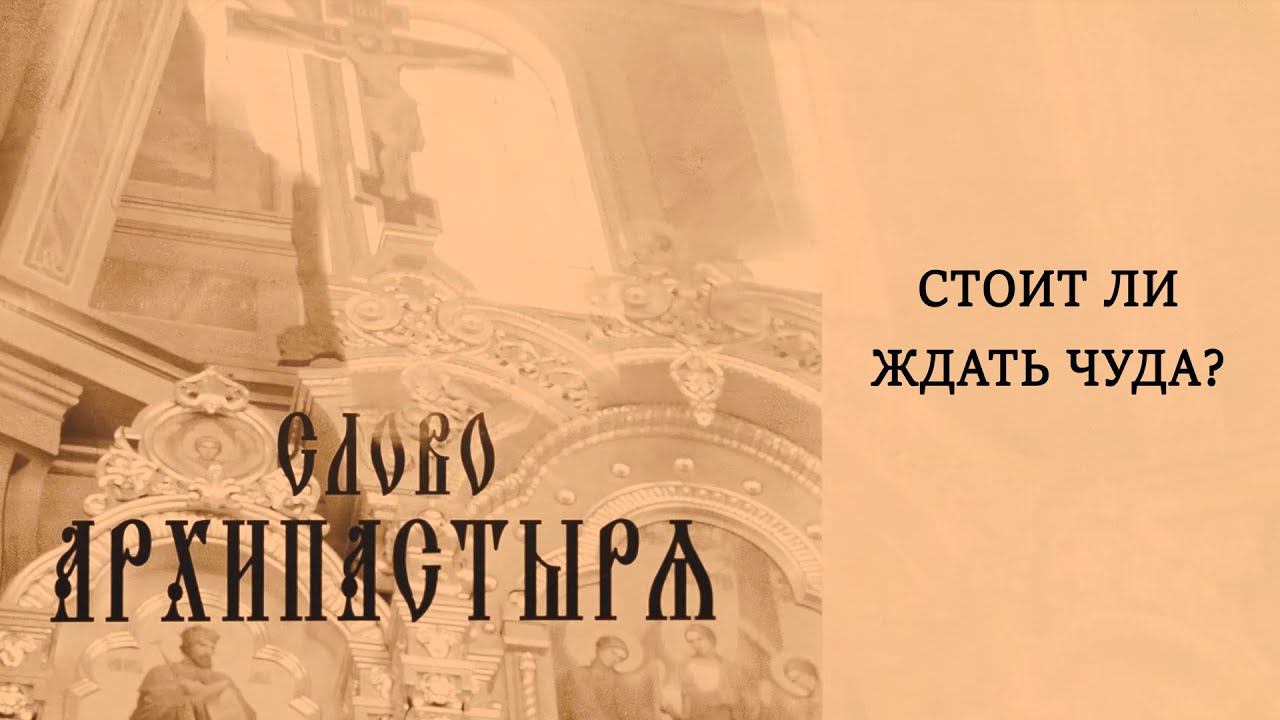 Слово Архипастыря: Стоит ли ждать чуда? смотреть онлайн