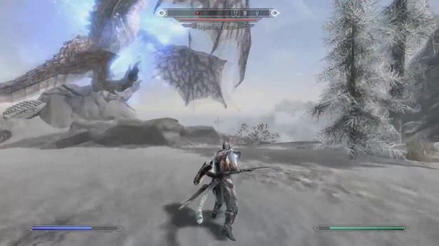 TES V Skyrim Legendary Dragon in 3.26 seconds ( Legendary difficulty ) смотреть онлайн