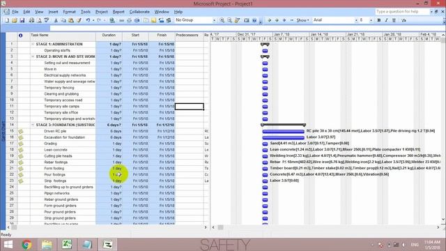 05_Microsoft Project | how to make construction master schedule import from excel смотреть онлайн