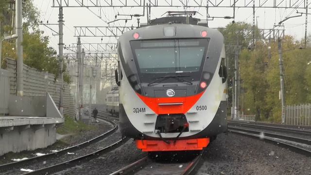 Электропоезда ЭД4М-0500 ЦППК, ЭД4М-0332 смотреть онлайн
