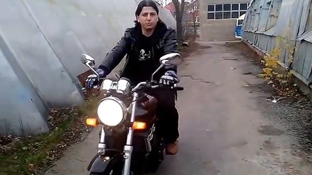 Honda Cb400 первые 100 метров =)