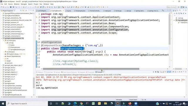12 ComponentScan & Component Annotations смотреть онлайн