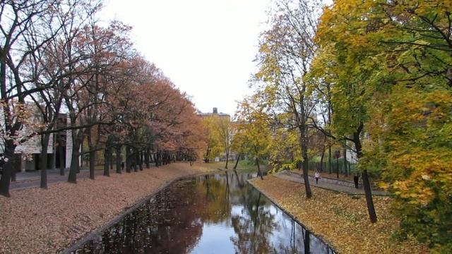 Canon PowerShot SX50 HS city canal Riga Latvia test video смотреть онлайн