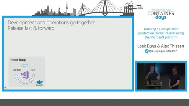 Running a DevOps style production Docker cluster using the Microsoft platform - Loek D. & Alex T. смотреть онлайн