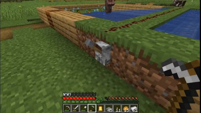 Simple Farms setup nearby swamp(minecraft part1) смотреть онлайн