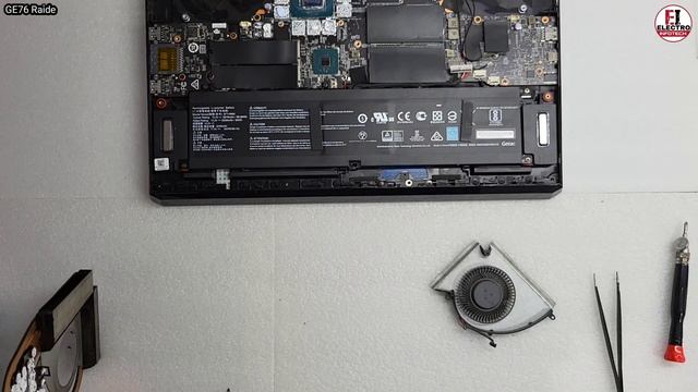 MSI GE76 Raider 11UH / FAN Cleaning & Thermal Paste Replace / Disassembly And Assembly смотреть онлайн